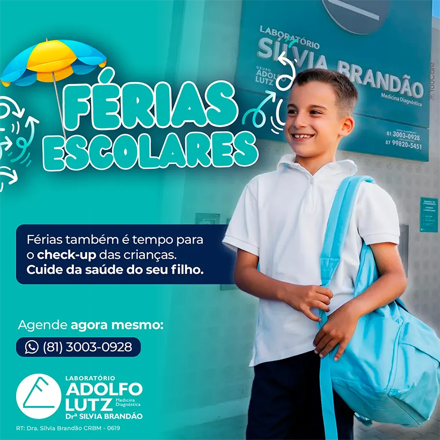 Férias Escolares é no Adolfo Lutz Kids